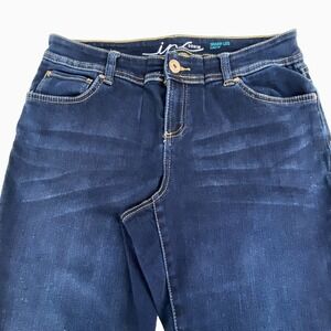 INC Blue Jeans Women's 10 Skinny Leg Curvy Fit Cotton Blend Stretch Denim Pants